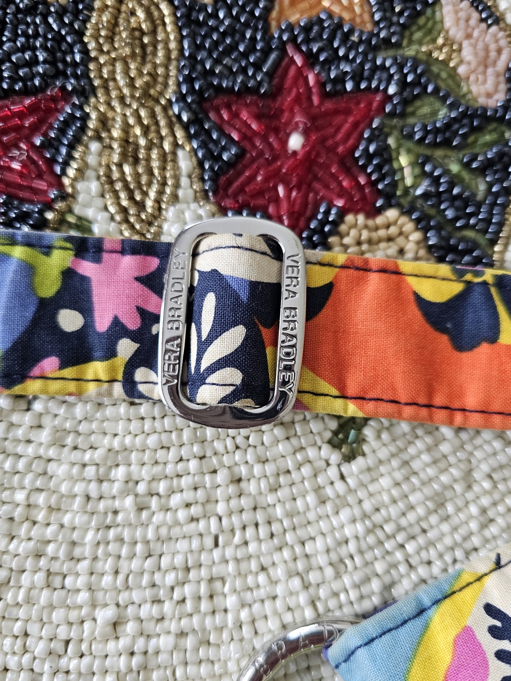 Vera Bradley Quilted Crossbody Bag In Rio Pattern - Picture 5 of 13